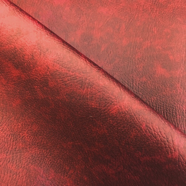 Flame Retardant Leatherette Maroon